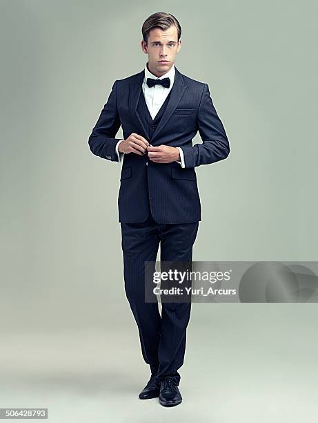 you clean up nice - smokingjasje stockfoto's en -beelden