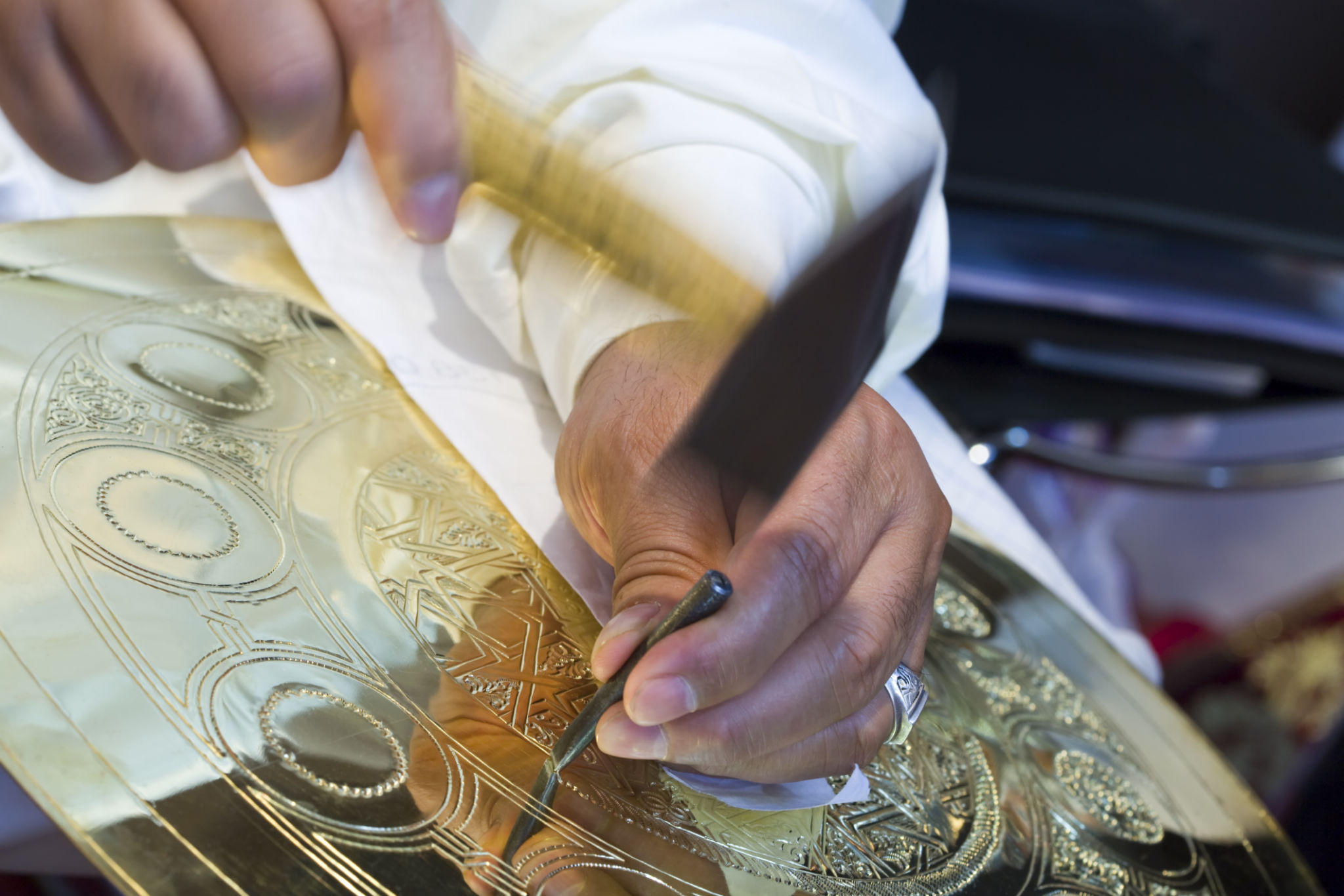protecting engraved items