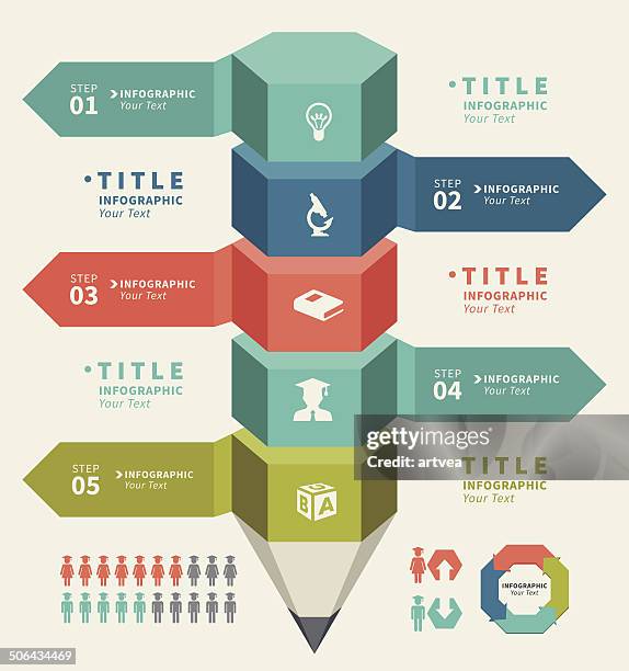 bildung-infografik - organigramm stock-grafiken, -clipart, -cartoons und -symbole