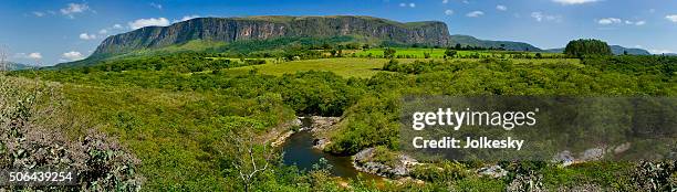 serra da canastra panorama - serra da canastra national park stock pictures, royalty-free photos & images