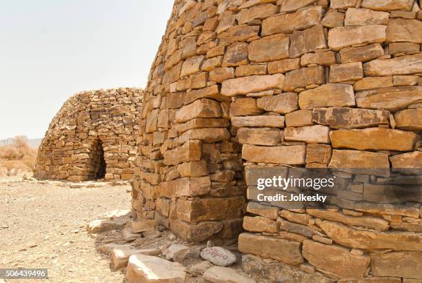 beehive tombe di al ayn in oman - arabian resto foto e immagini stock