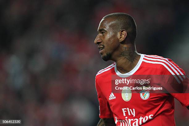 Benfica's midfielder Anderson Talisca during the match between SL Benfica and FC Arouca at Estadio da Luz on January 23, 2016 in Lisbon, Portugal.