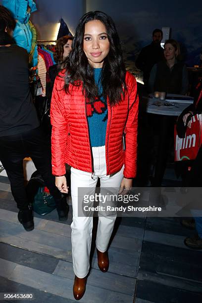 Actress Jurnee Smollett-Bell attends the Eddie Bauer Adventure House during the 2016 Sundance Film Festival at Village at The Lift on January 23,...