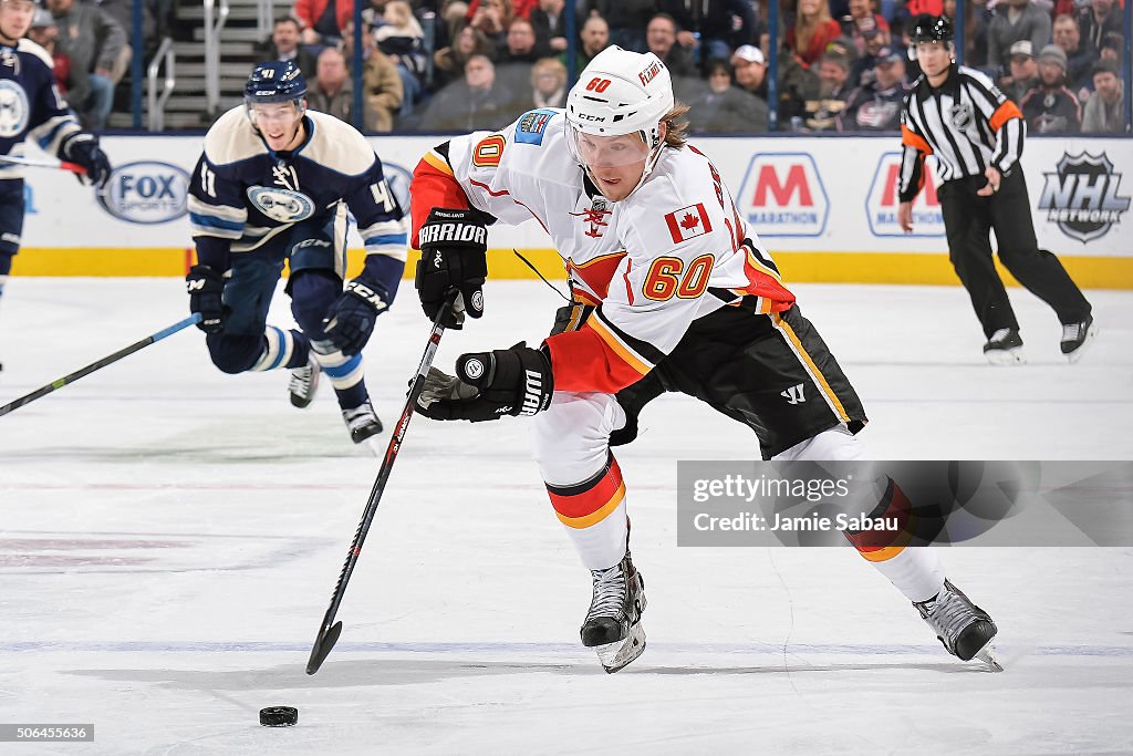 Calgary Flames v Columbus Blue Jackets 