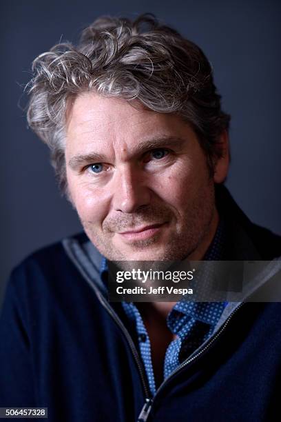 Director Thorsten Schutte from the film "Eat That Question: Frank Zappa in His Own Words" poses for a portrait during the WireImage Portrait Studio...