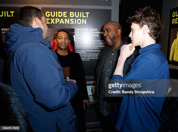 Musician John Legend attends the Eddie Bauer Adventure House during the 2016 Sundance Film Festival at Village at The Lift on January 23, 2016 in...