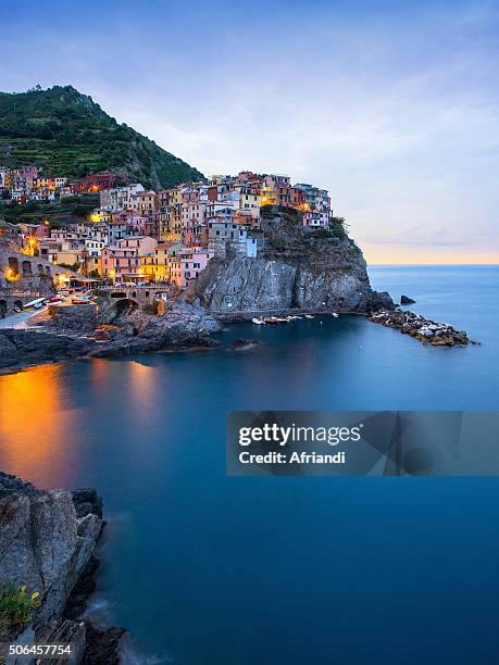 manarola, cinque terre, italy - manarola stock pictures, royalty-free photos & images