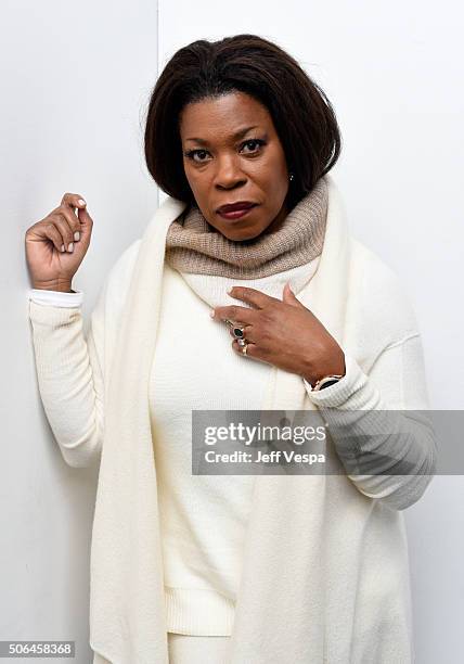 Actress Lorraine Toussaint from the film "Sophie and the Rising Sun" poses for a portrait during the WireImage Portrait Studio hosted by Eddie Bauer...