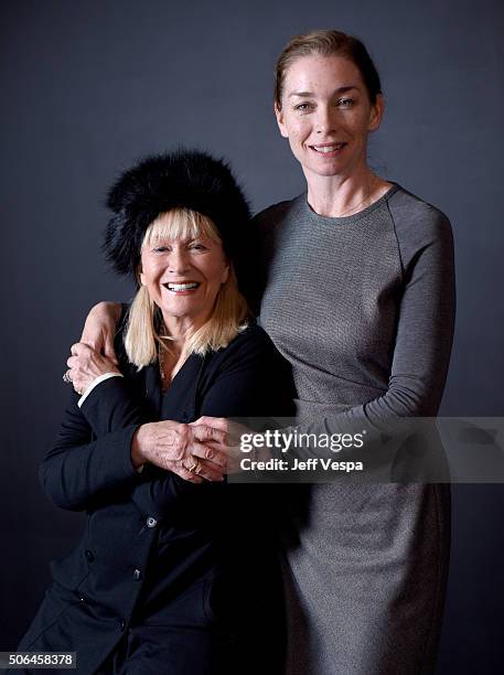 Actresses DIane Ladd and Julianne Nicholson from the film "Sophie and the Rising Sun" pose for a portrait during the WireImage Portrait Studio hosted...