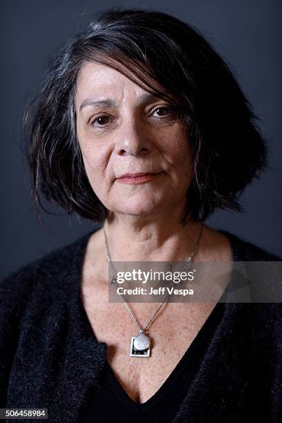 Writer/Director Maggie Greenwald from the film "Sophie and the Rising Sun" poses for a portrait during the WireImage Portrait Studio hosted by Eddie...