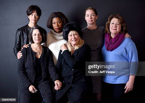 Actor Takashi Yamaguchi, writer/director Maggie Greenwald, actresses Lorraine Toussaint, Diane Ladd, Julianne Nicholson and Margo Martindale from the...