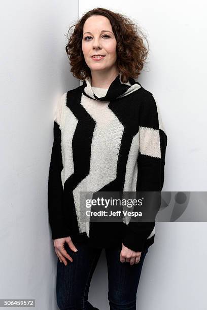 Writer/director Rebecca Daly from the film "Mammal" poses for a portrait during the WireImage Portrait Studio hosted by Eddie Bauer at Village at The...