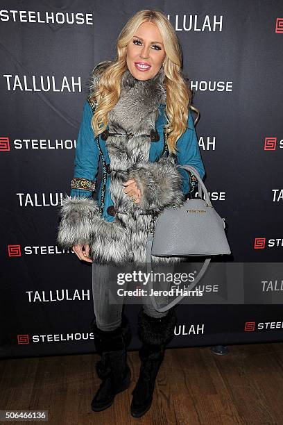 Gretchen Rossi attends the SteelHouse Hosted Tallulah Cocktail Party at Sundance on January 23, 2016 in Park City, Utah.