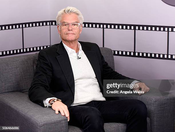 Actor Harry Hamlin in the IMDb Studio In Park City for "IMDb Asks": Day Two - on January 23, 2016 in Park City, Utah.