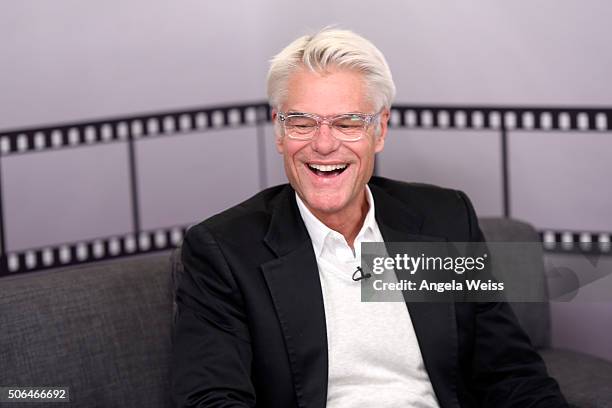 Actor Harry Hamlin in the IMDb Studio In Park City for "IMDb Asks": Day Two - on January 23, 2016 in Park City, Utah.