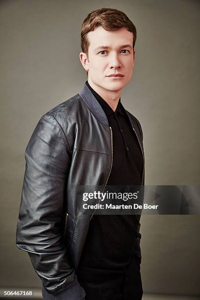 Ed Speleers of NBCUniversal/Esquire Network's 'Beowulf' poses in the Getty Images Portrait Studio at the 2016 Winter Television Critics Association...