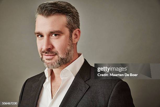 Giancarlo Chersich of NBCUniversal/E!'s 'Just Jillian' poses in the Getty Images Portrait Studio at the 2016 Winter Television Critics Association...