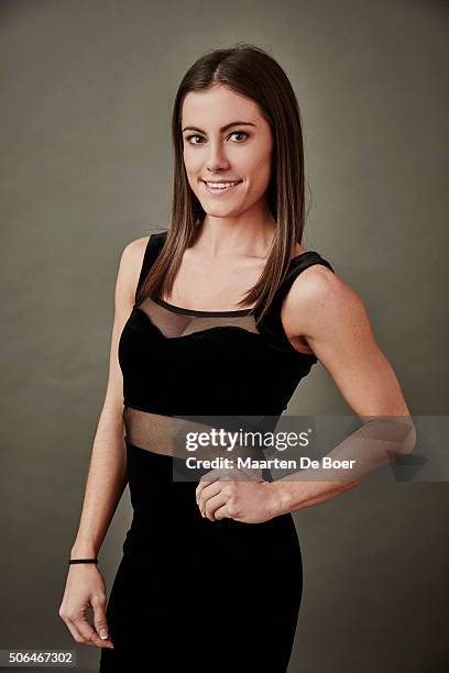 Kacy Catanzaro of NBCUniversal/Esquire's 'Team Ninja Warrior' poses in the Getty Images Portrait Studio at the 2016 Winter Television Critics...