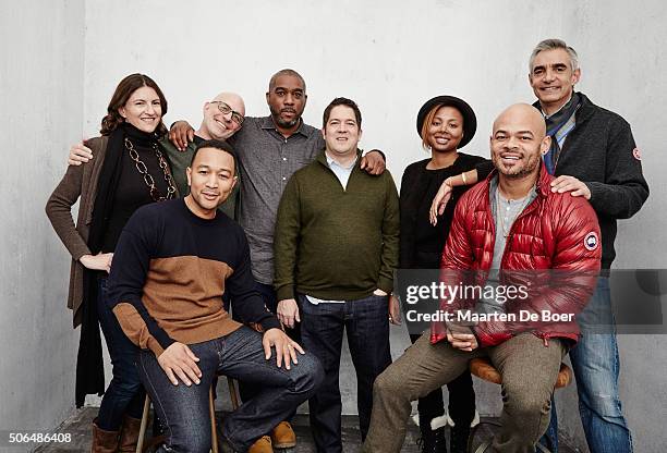 Producer Akiva Goldsman, executive producer John Legend, Mike Jackson, Joe Pokaski, Misha Green, Anthony Hemingway, Tory Tunnell and President and...