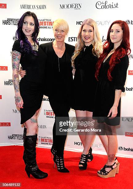 Hairstylist Tabatha Coffey poses during the Matrix Total Results At Destination on January 23, 2016 in Orlando, Florida.