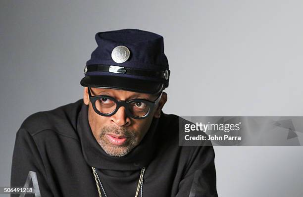 Spike Lee from the film "Michael Jackson's Journey from Motown to Off the Wall' attended The Hollywood Reporter 2016 Sundance Studio At Rock &...