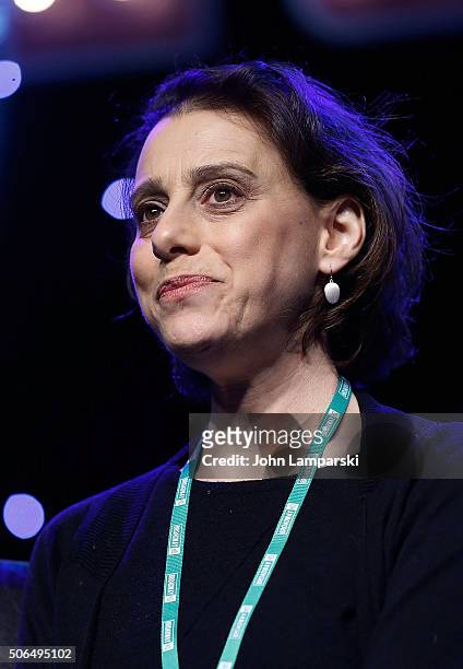 Actor Judy Kuhn attends the BroadwayCon 2016 at the Hilton Midtown on January 23, 2016 in New York City.