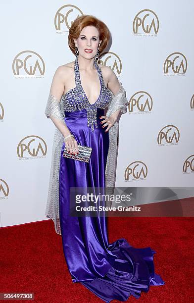Actress Kat Kramerattends the 27th Annual Producers Guild Awards at the Hyatt Regency Century Plaza on January 23, 2016 in Century City, California.