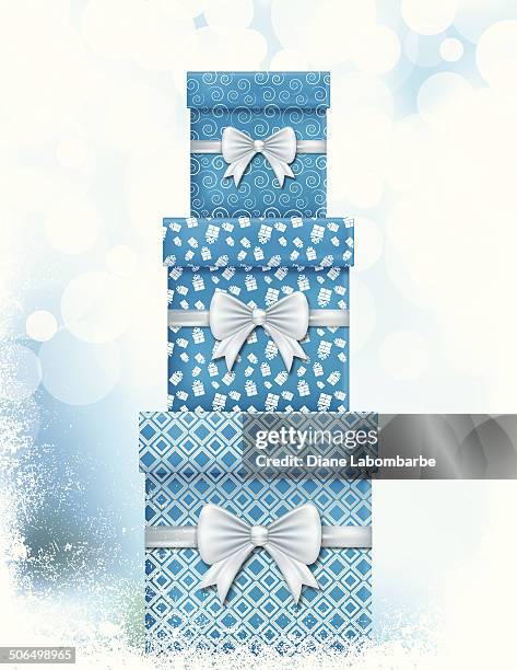 Blue Present Stack 362 Stacked Blue Gift Boxes Stock Photos, High-Res Pictures, and Images ...