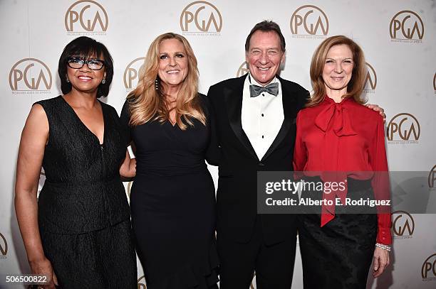 President of the Academy of Motion Picture Arts and Sciences Cheryl Boone Isaacs, Producers Guild Of America co-President Lori McCreary, Producers...