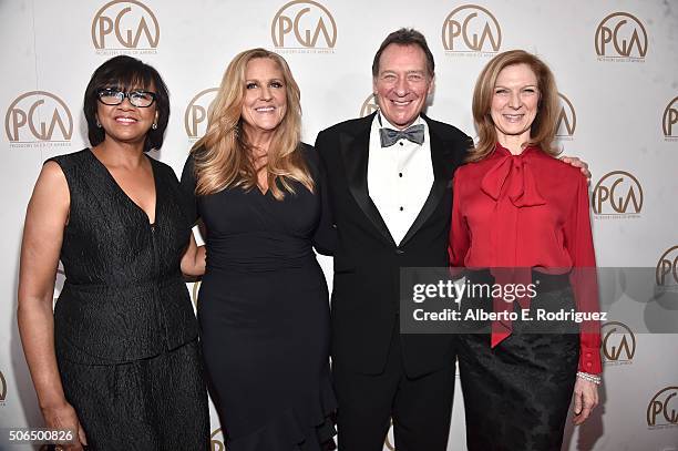 President of the Academy of Motion Picture Arts and Sciences Cheryl Boone Isaacs, Producers Guild Of America co-President Lori McCreary, Producers...