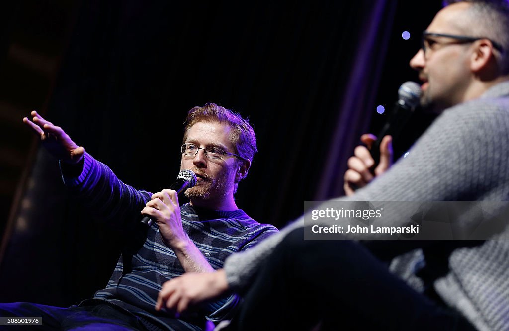 Andy Rapp Doe Andrew Rapp and Ben Cameron attend BroadwayCon 2016 at the Hilton ...