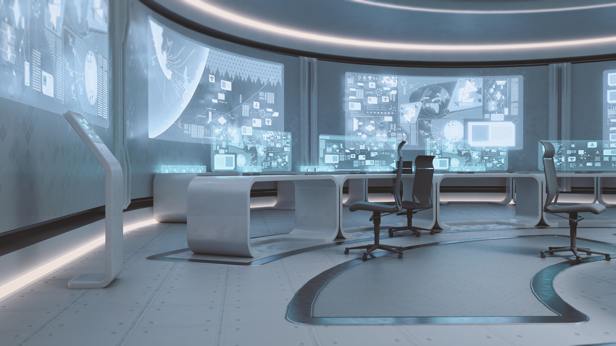 future tech workspace