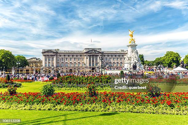 buckingham palace, london - buckingham palace foto e immagini stock