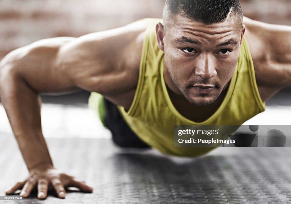 Er ist immer für einen workout