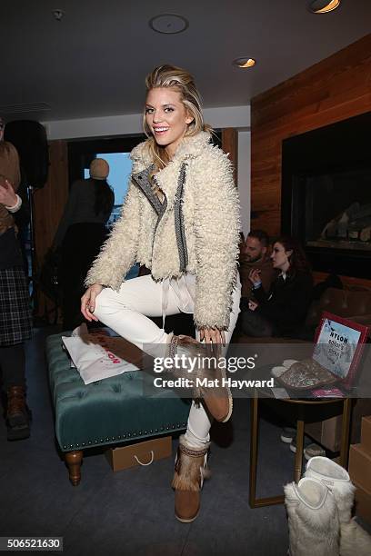 Actress AnnaLynne McCord attends NYLON + Dream Hotels Apres Ski at Sundance Film Festival on January 23, 2016 in Park City, Utah.