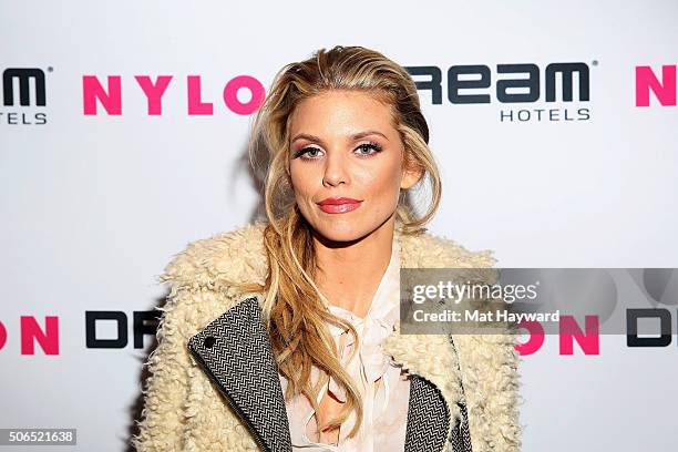 Actress AnnaLynne McCord attends NYLON + Dream Hotels Apres Ski at Sundance Film Festival on January 23, 2016 in Park City, Utah.