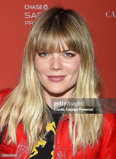 Actress Emma Greenwell attends the "Love & Friendship" Premiere during the 2016 Sundance Film Festival at Eccles Center Theatre on January 23, 2016...