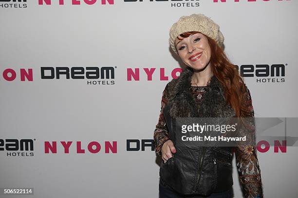 Actress Ruth Connell attends NYLON + Dream Hotels Apres Ski at Sundance Film Festival on January 23, 2016 in Park City, Utah.