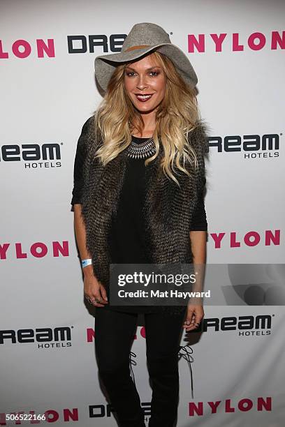 Actress Jasmine Dustin attends NYLON + Dream Hotels Apres Ski at Sundance Film Festival on January 23, 2016 in Park City, Utah.