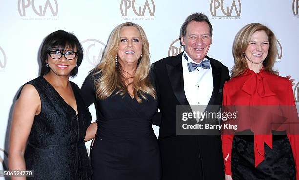 President of the Academy of Motion Picture Arts and Sciences Cheryl Boone Isaacs, Producers Guild Of America co-President Lori McCreary, Producers...