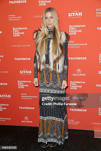 Actress Sheri Moon Zombie attends the "31" Premiere during the 2016 Sundance Film Festival at Library Center Theater on January 23, 2016 in Park...