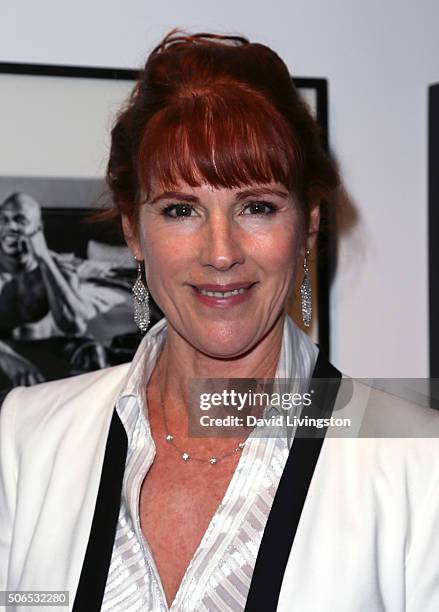 Actress Patricia Tallman attends the Billy Zane opening night reception for his debut photo exhibit at Leica Gallery Los Angeles on January 23, 2016...