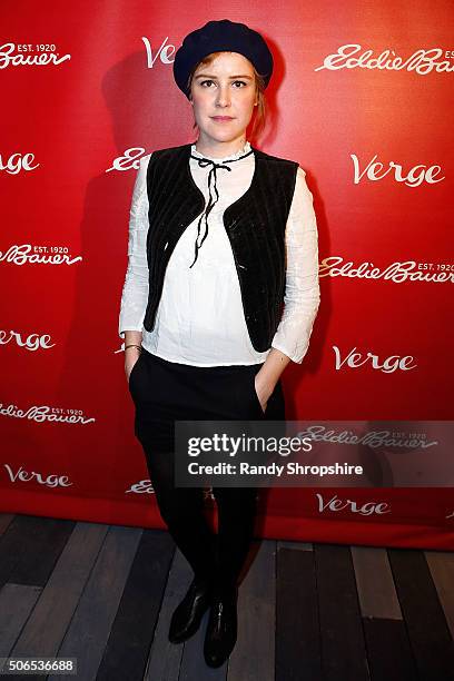 Carla Juri attends Verge Sundance Party 2016 Presented By Eddie Bauer on January 23, 2016 in Park City, Utah.