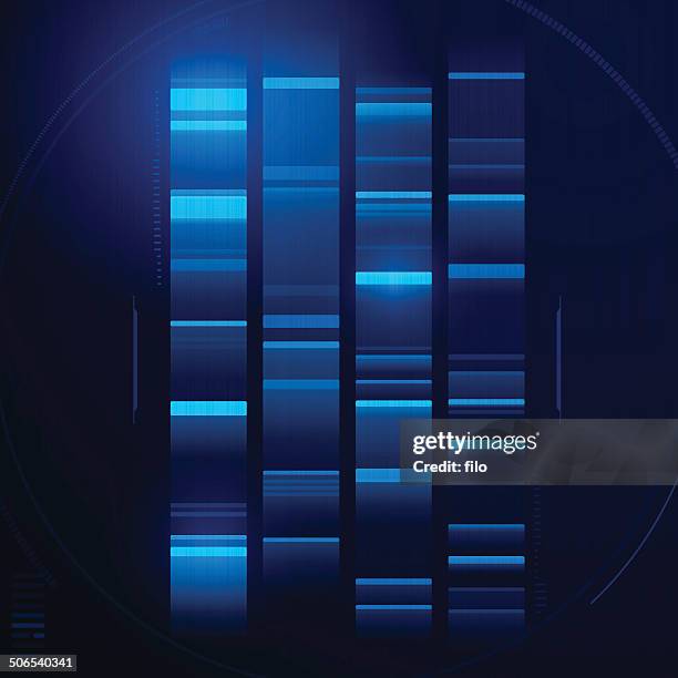 dna abstract - forensic science stock illustrations