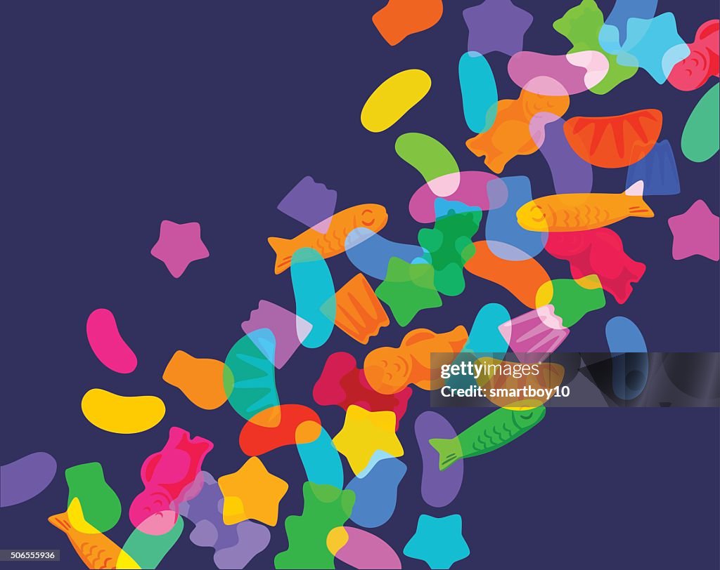 Candy Sweets and Jelly babies