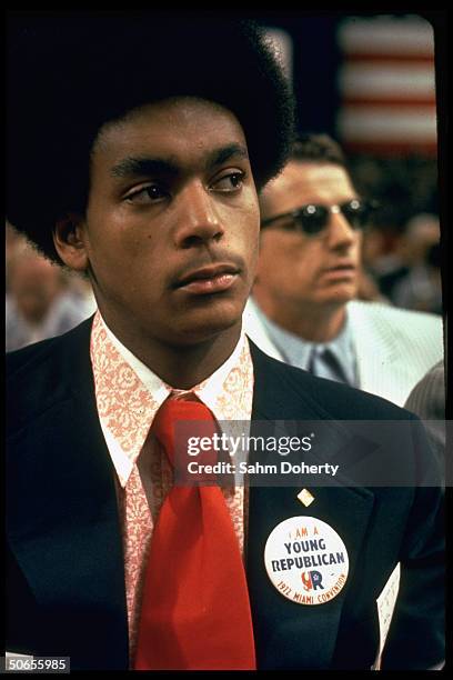 Youthful delegate at GOP National Convention.