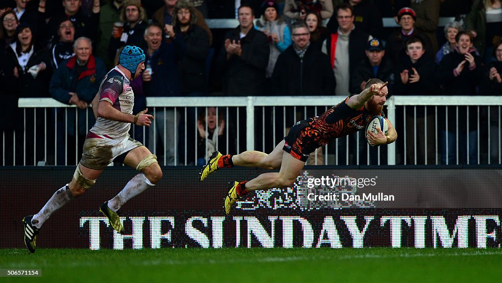 Exeter Chiefs v Ospreys - European Rugby Champions Cup