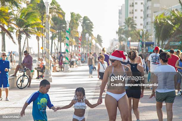 hollywood beach, florida, usa. - hollywood beach bildbanksfoton och bilder