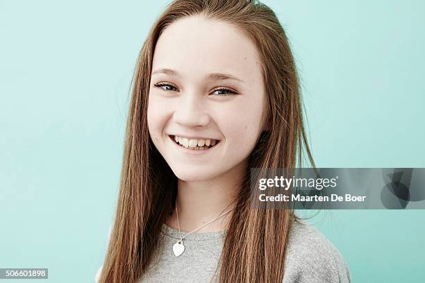 Isabelle Allen of 'Let's Be Evil' poses for a portrait at the 2016 Sundance Film Festival Getty Images Portrait Studio Hosted By Eddie Bauer At...