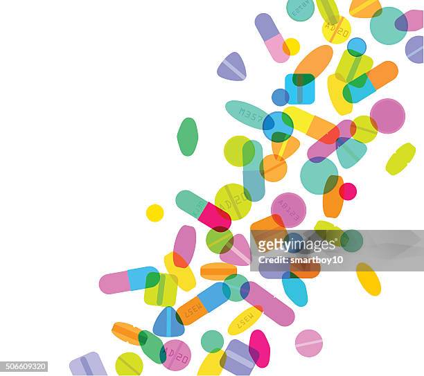 ilustraciones, imágenes clip art, dibujos animados e iconos de stock de comprimidos y de las cápsulas - antibiotico